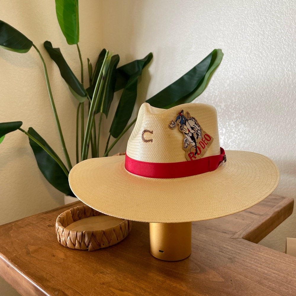 Charlie One Horse Rodeo Straw Hat sz M
